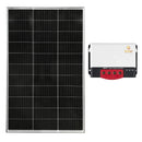 Kit Solar Placa Solar 160W com Controlador de Carga 20A 12/24V MPPT