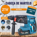 [GENAI] Kit de ferramentas 4 em 1 Furadeira, Chave de fenda/Chave de impacto/Amolador/Martelo 2 baterias de 68 V Caixa