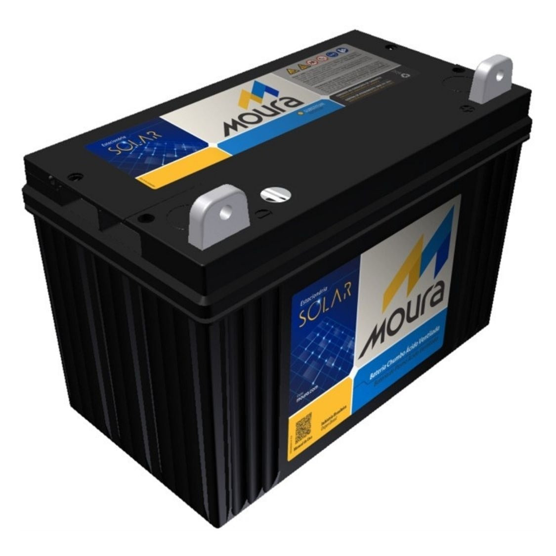 Bateria Solar Moura 111Ah - 12MS111Ah (antiga 105Ah)