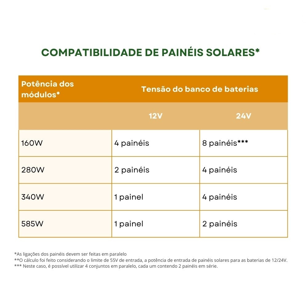 Controlador de Carga 60A 12V/24V PWM SUN21 - CCS-P6024 - imagem 3