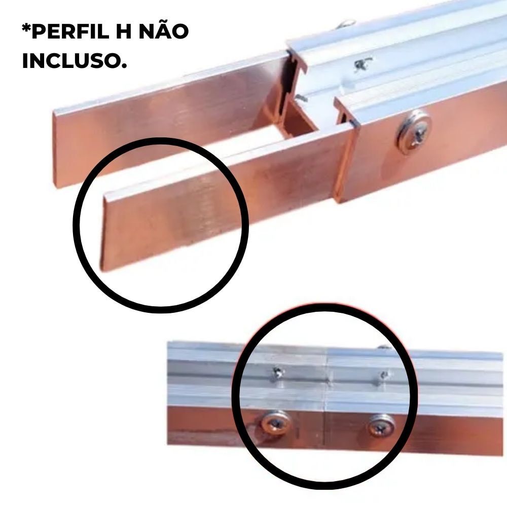 Emenda para Trilho Solar Padrão Romagnole - imagem 2