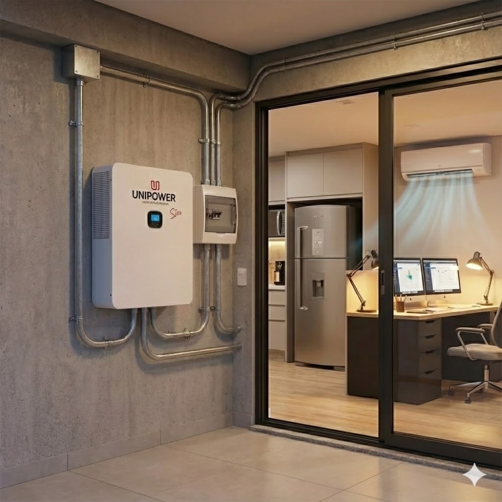 Inversor Solar All In One 4,5kW 48/127V com Litio 4,8kW Unipower Slim U HOME4.5K4800 - imagem 2